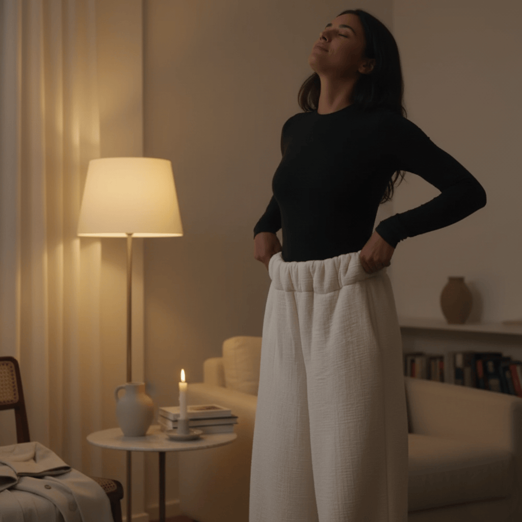 Premium Sherpa Lined Blanket Pants - Beige