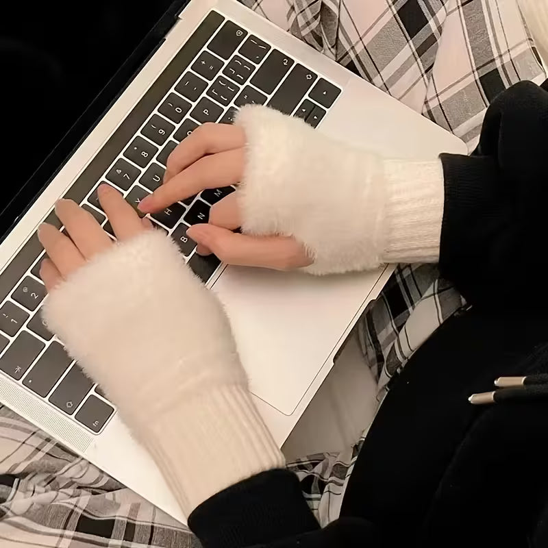Ultra-Plush Fingerless Gloves