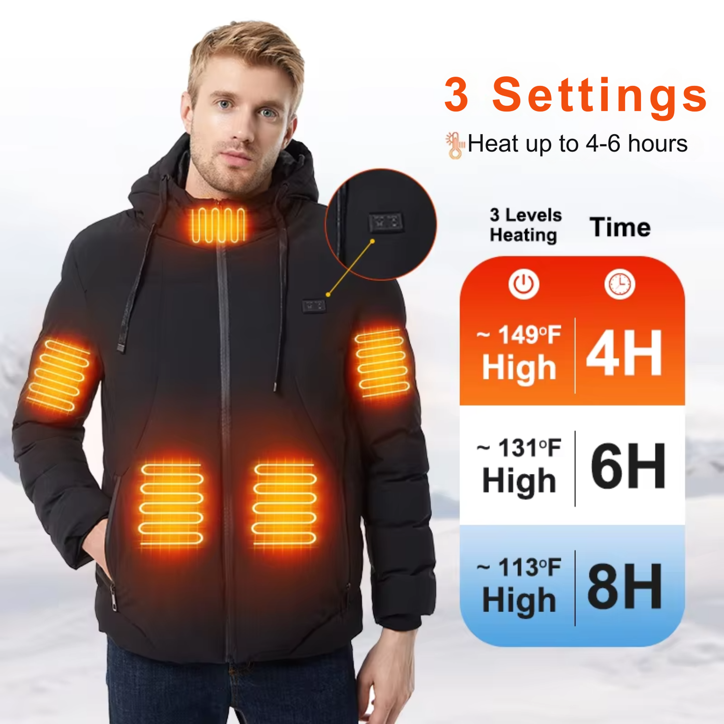 Cloudform Heated Puffer Jacket