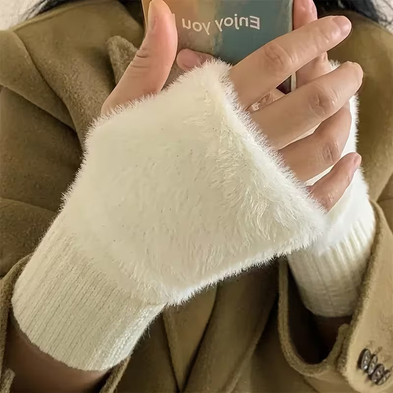 Ultra-Plush Fingerless Gloves