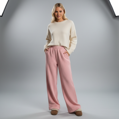 Low Rise Coffee Pants - Pink