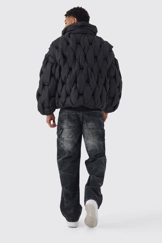 Hand-Weft Puffer Jacket