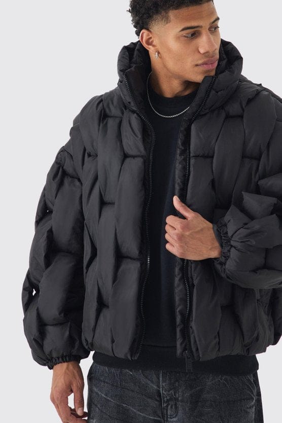 Hand-Weft Puffer Jacket