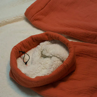 Low Rise Coffee Pants - Orange