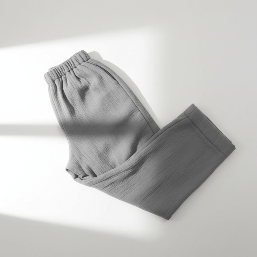 Premium Sherpa Lined Blanket Pants - Gray