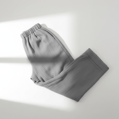 Premium Sherpa Lined Blanket Pants - Gray